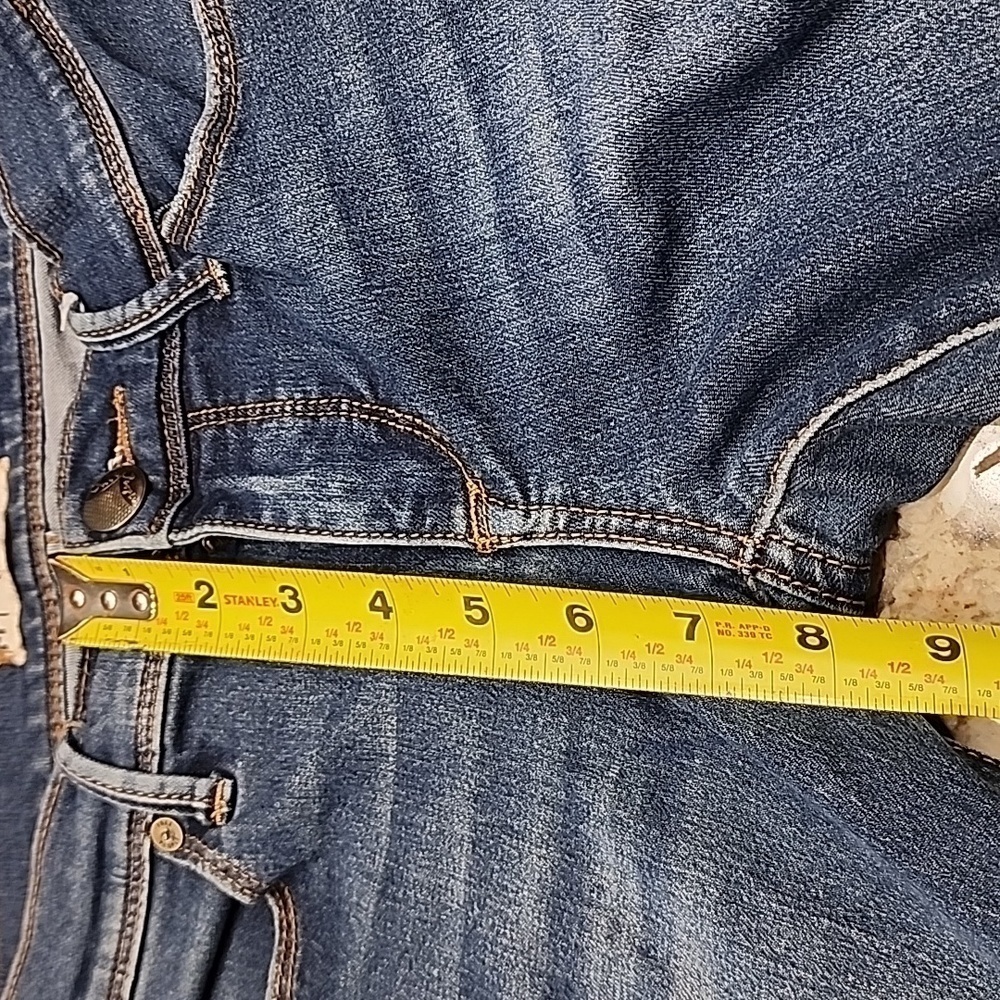 free people ankle skinny straight crop low rise y2k jeans size 25 - Picture 6 of 13